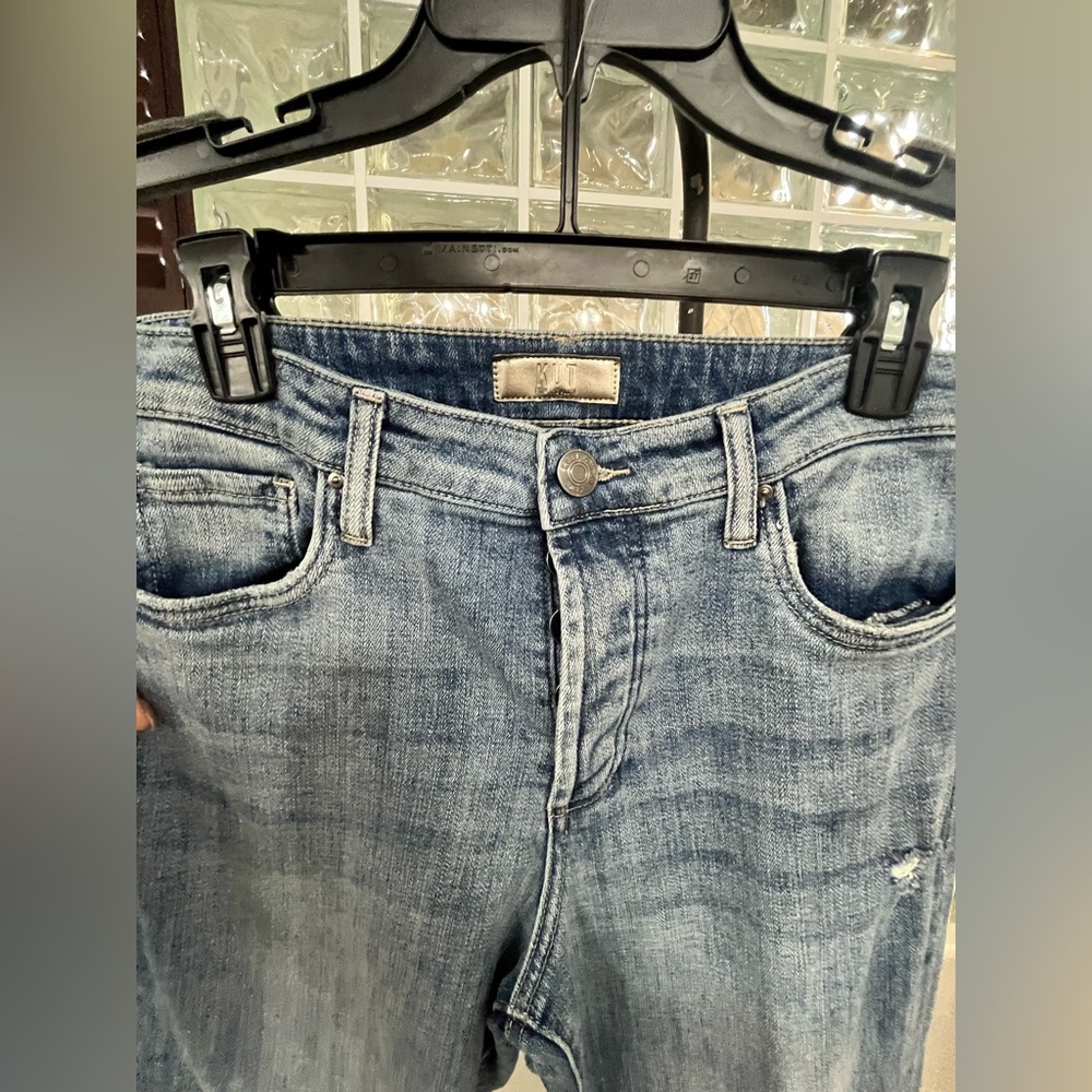 Kut From The Kloth Elizabeth Slouchy Boyfriend Crop Size 6 - Picture 3 of 7